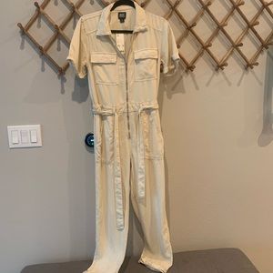 BDG Cream Jumpsuit. Never worn. NWT.